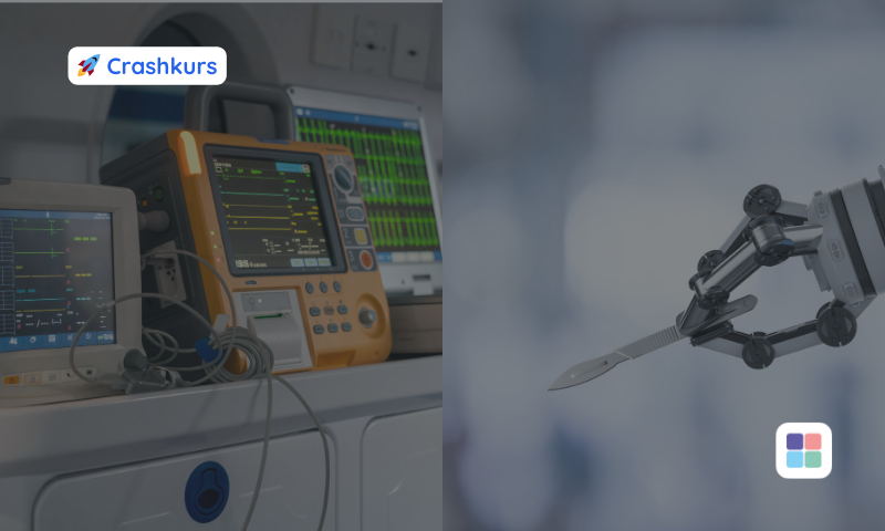 Medizintechnik Crashkurs im Krankenhaus.